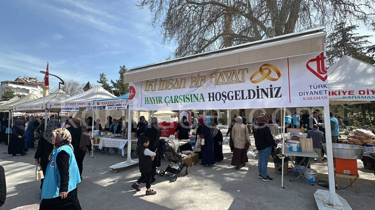 Karamanda Evlenecek Genclere Hayir Carsisi Destegi3