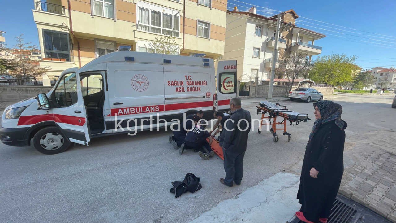 Karamanda Kontrolden Cikan Motosiklet 50 Metre Suruklendi 1 Yarali4