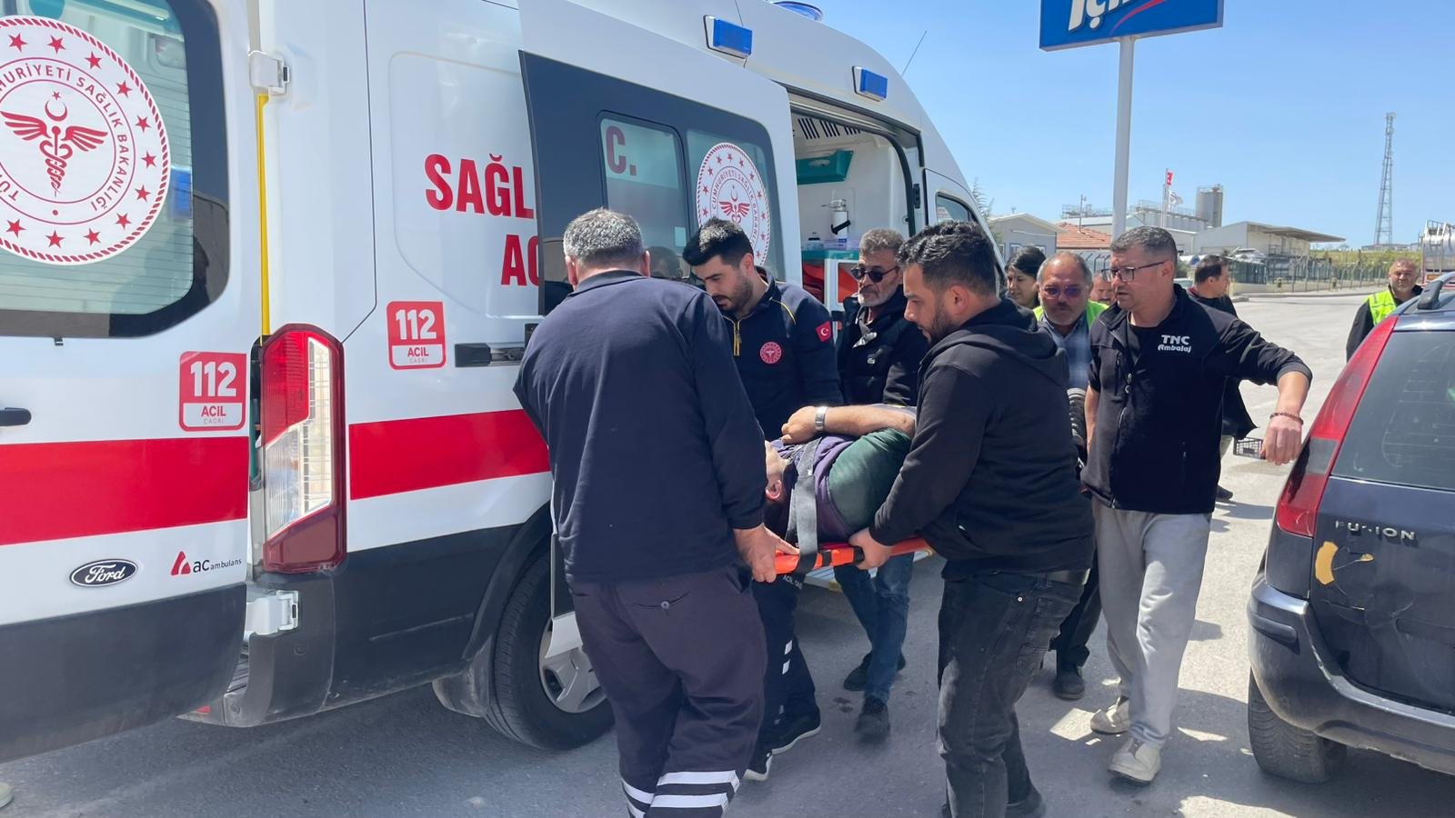 Karamanda Korkutan Motosiklet Kazasi Surucu Yaralandi (2)