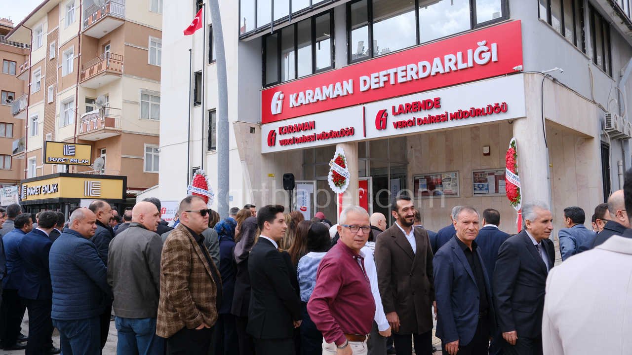 Karamanda Larende Vergi Dairesi Dualarla Acildi15
