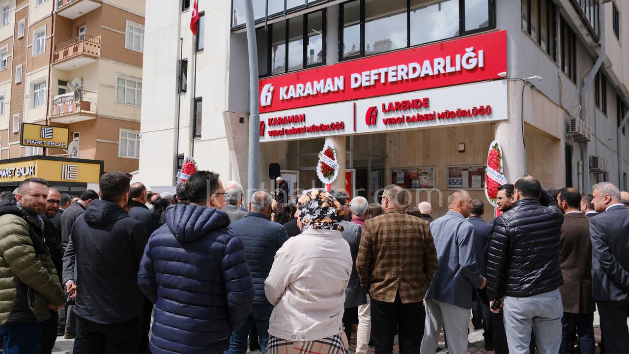 Karamanda Larende Vergi Dairesi Dualarla Acildi20
