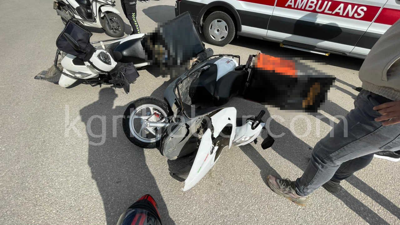 Karamanda Motokuryeler Carpisti 2 Yarali0