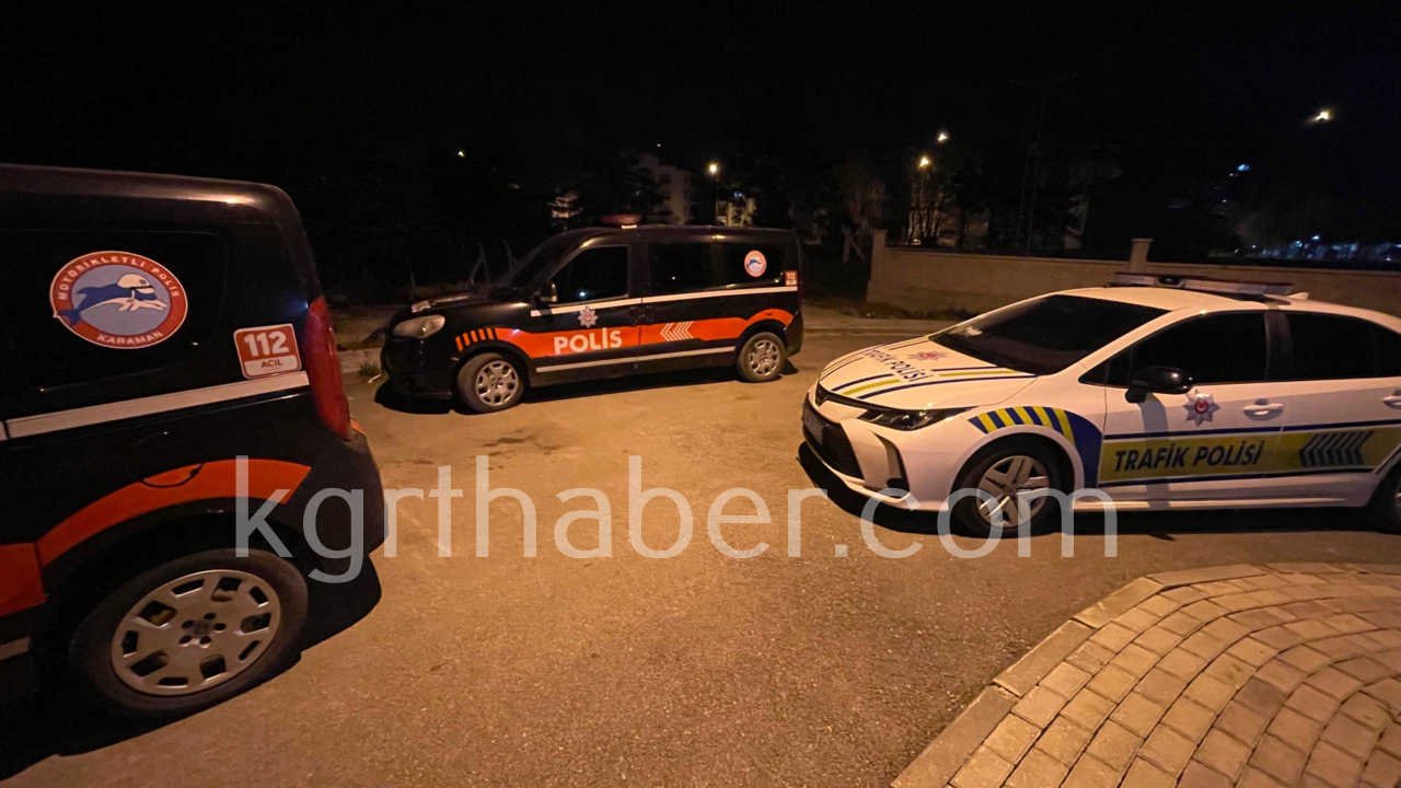 Karamanda Polisin Dur Ihtarina Uymayan Surucuye Para Cezasi Yagdi0