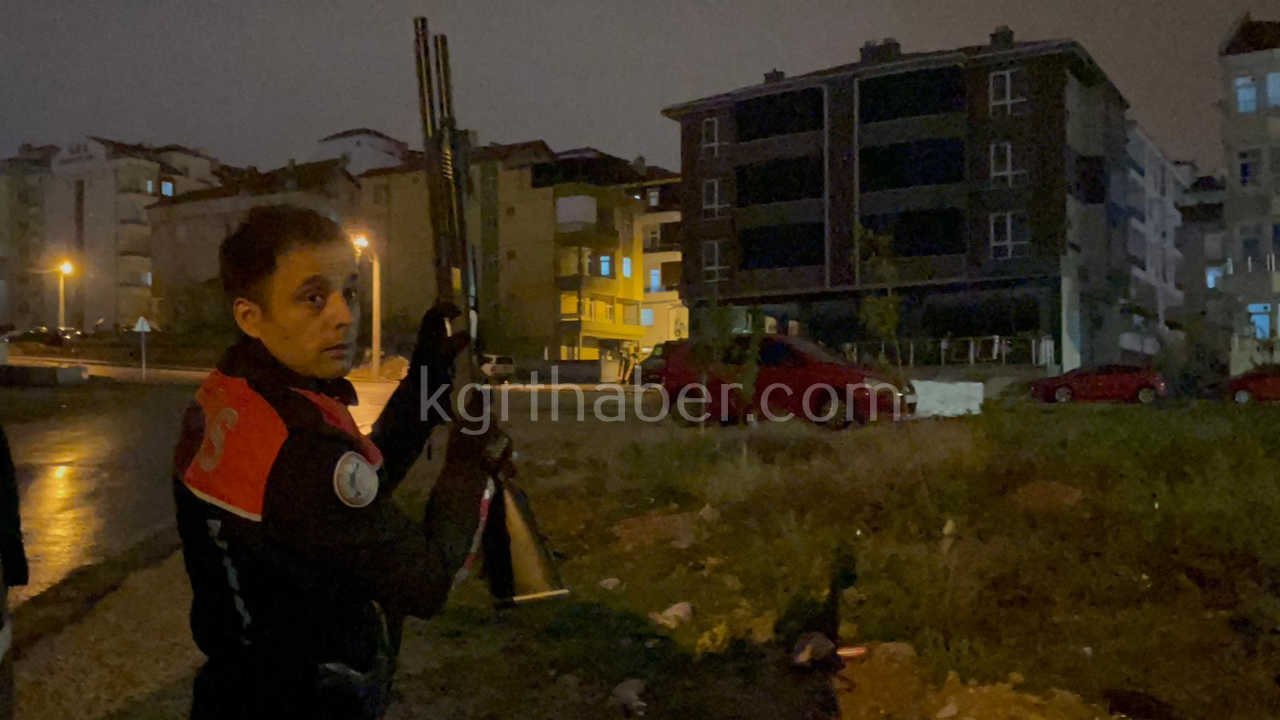 Karamanda Silahli Sahis Ihbari Ekipleri Harekete Gecirdi0