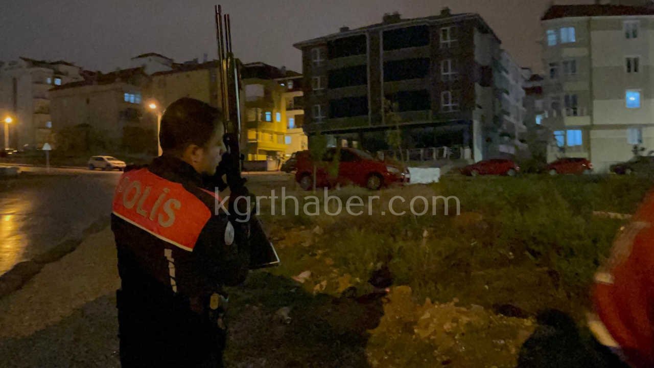 Karamanda Silahli Sahis Ihbari Ekipleri Harekete Gecirdi2