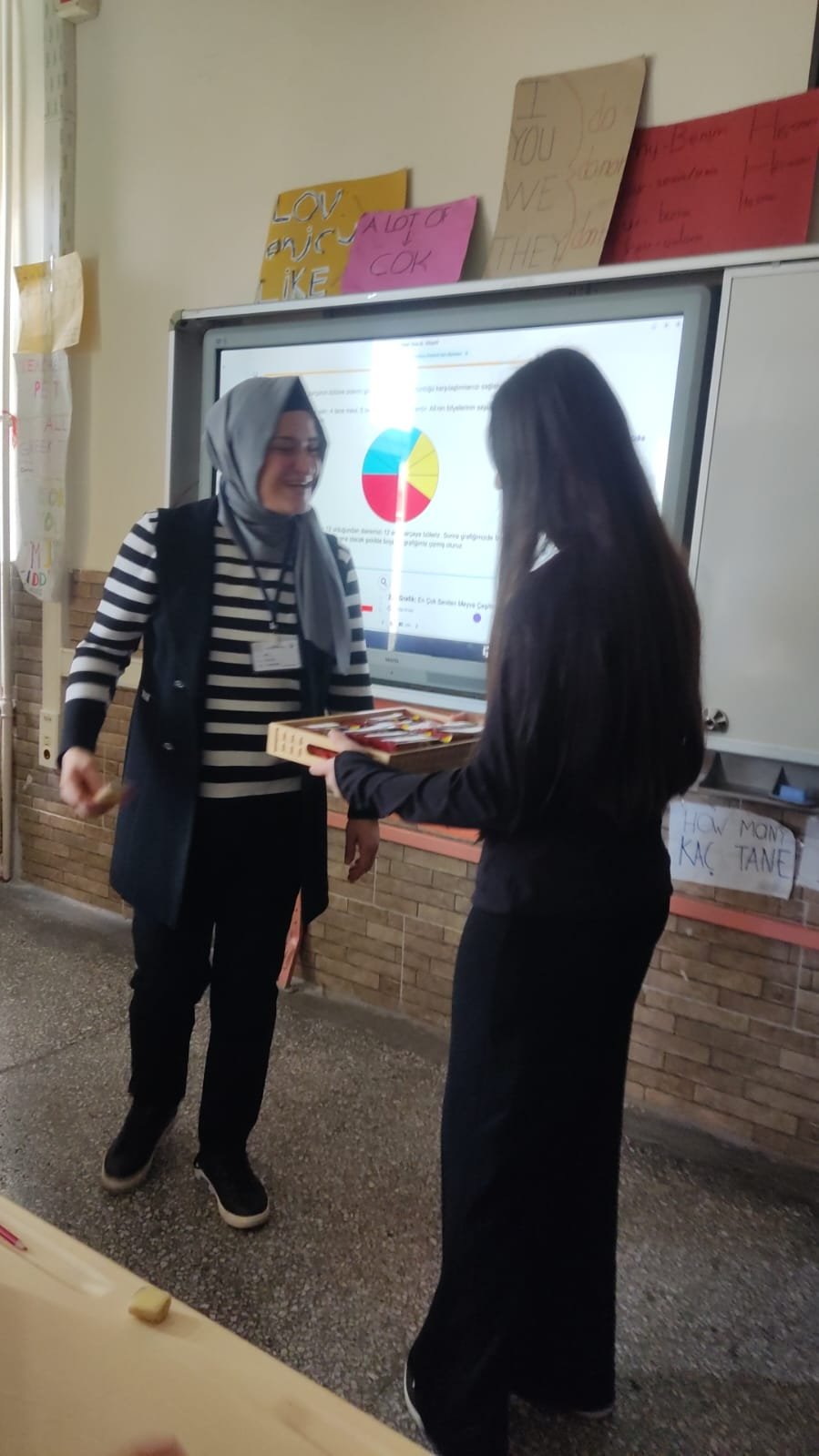 Karamanda Yurek Isitan Anlar Ogrenciler Ogretmenlerine Sevgi Dagitti (12)