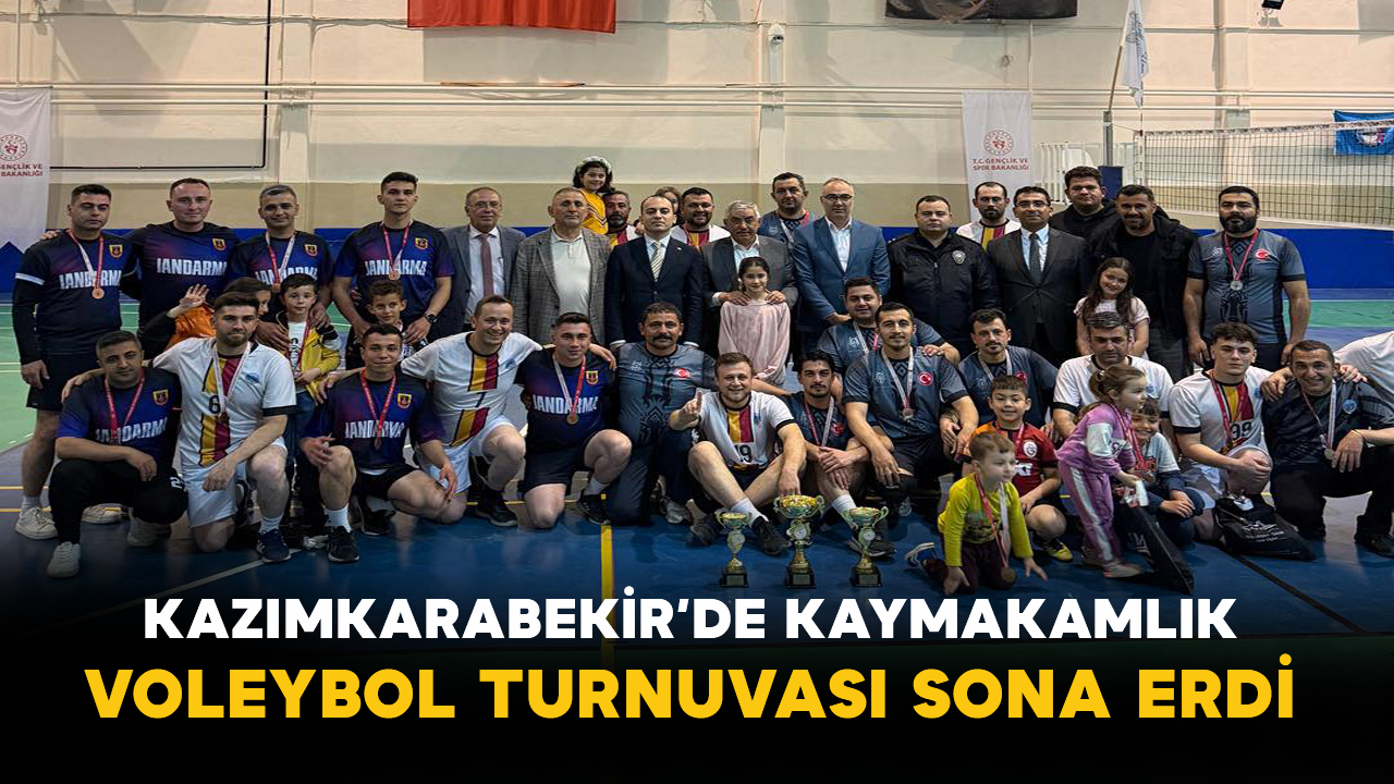 Kazımkarabekir’de Kaymakamlık Voleybol Turnuvası Sona Erdi