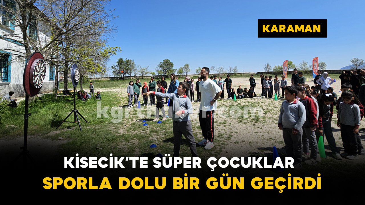 Kisecik’te “Süper Çocuklar” Pistte Coştu: Sporla Dolu Bir Gün Yaşandı