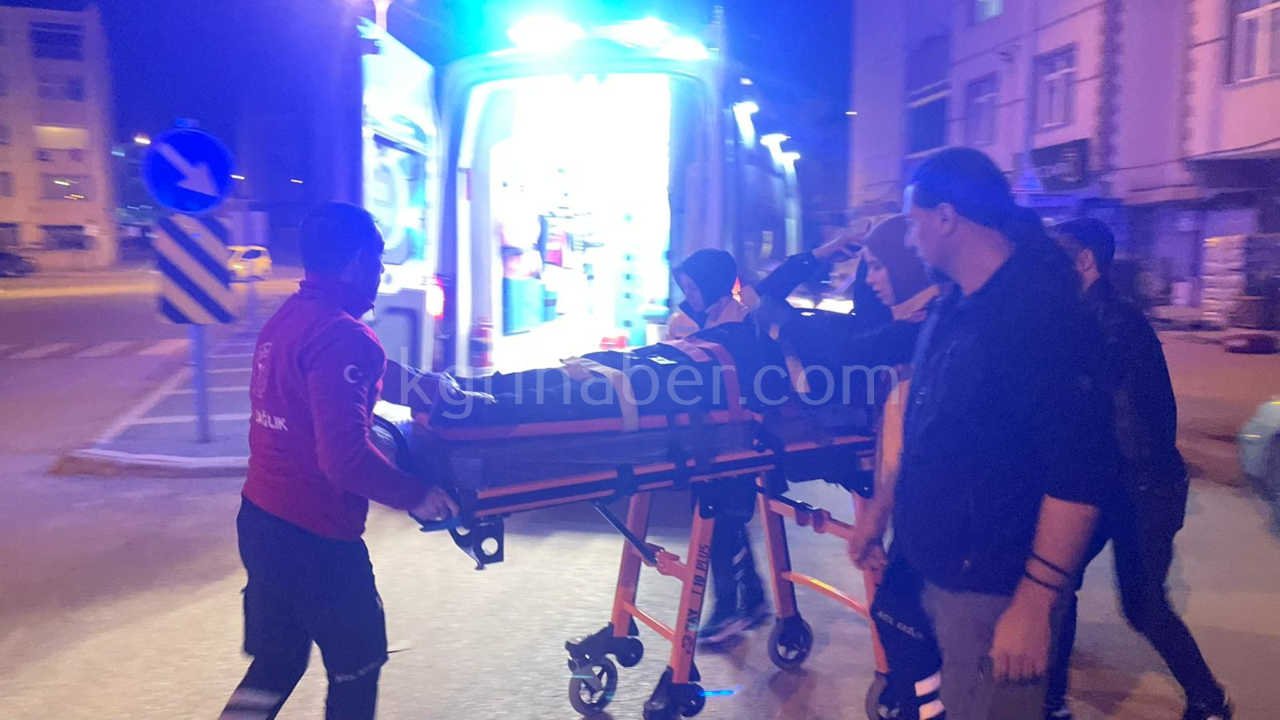 Kontrolden Cikan Motosiklet Devrildi 2 Yarali5