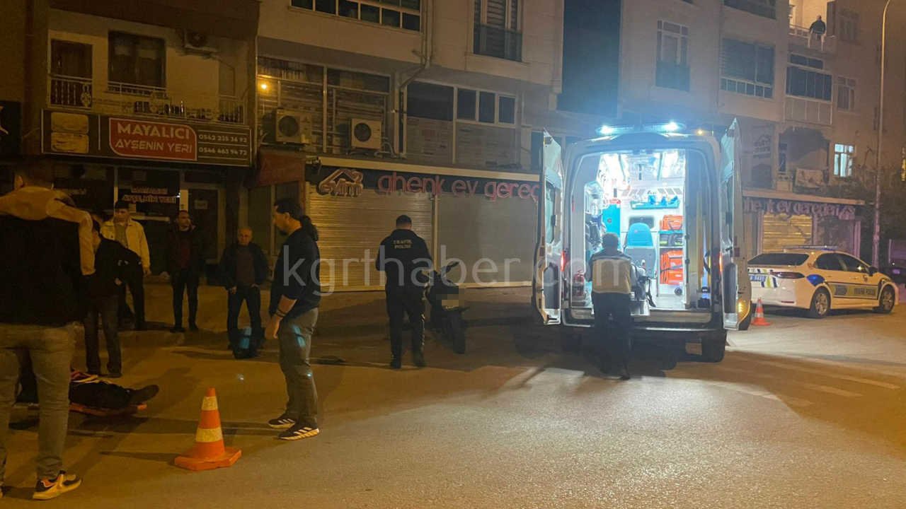 Kontrolden Cikan Motosiklet Devrildi 2 Yarali8