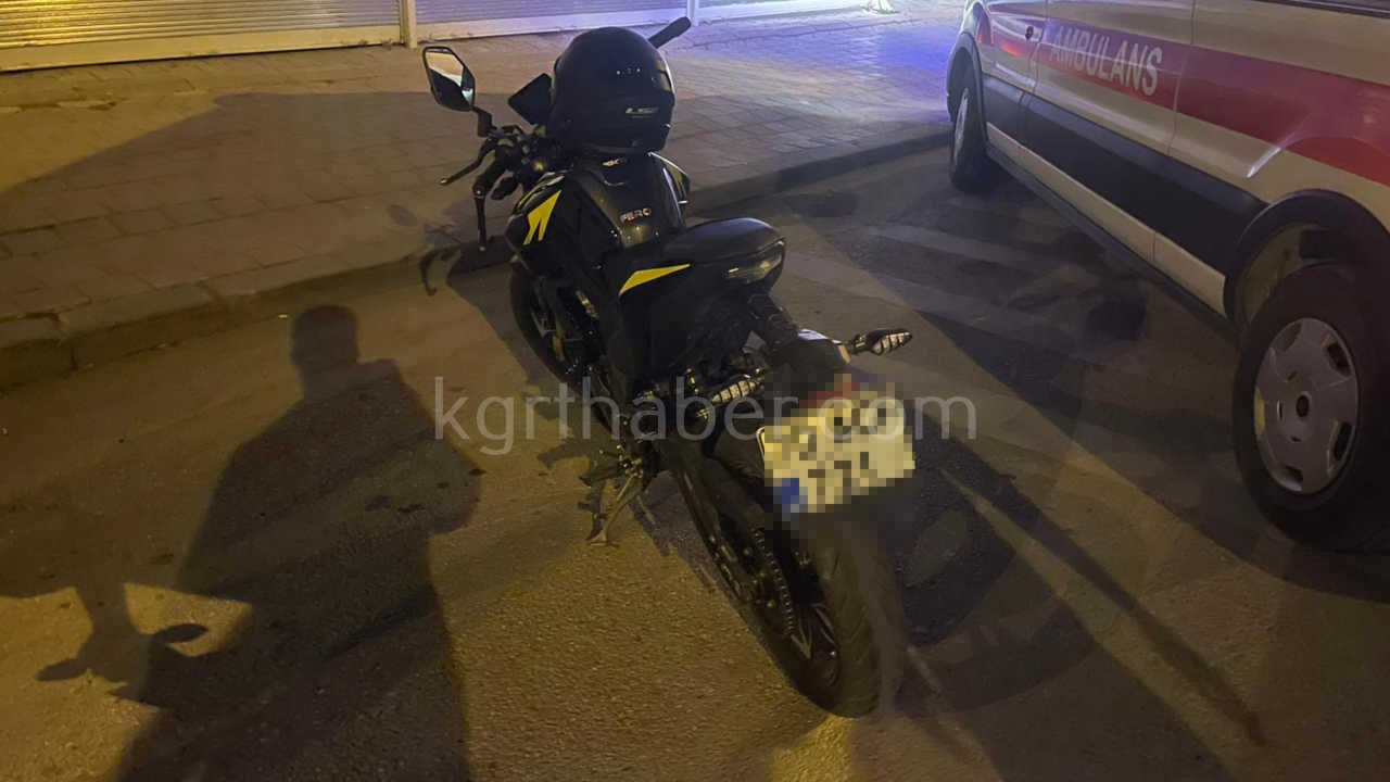 Kontrolden Cikan Motosiklet Devrildi 2 Yarali9