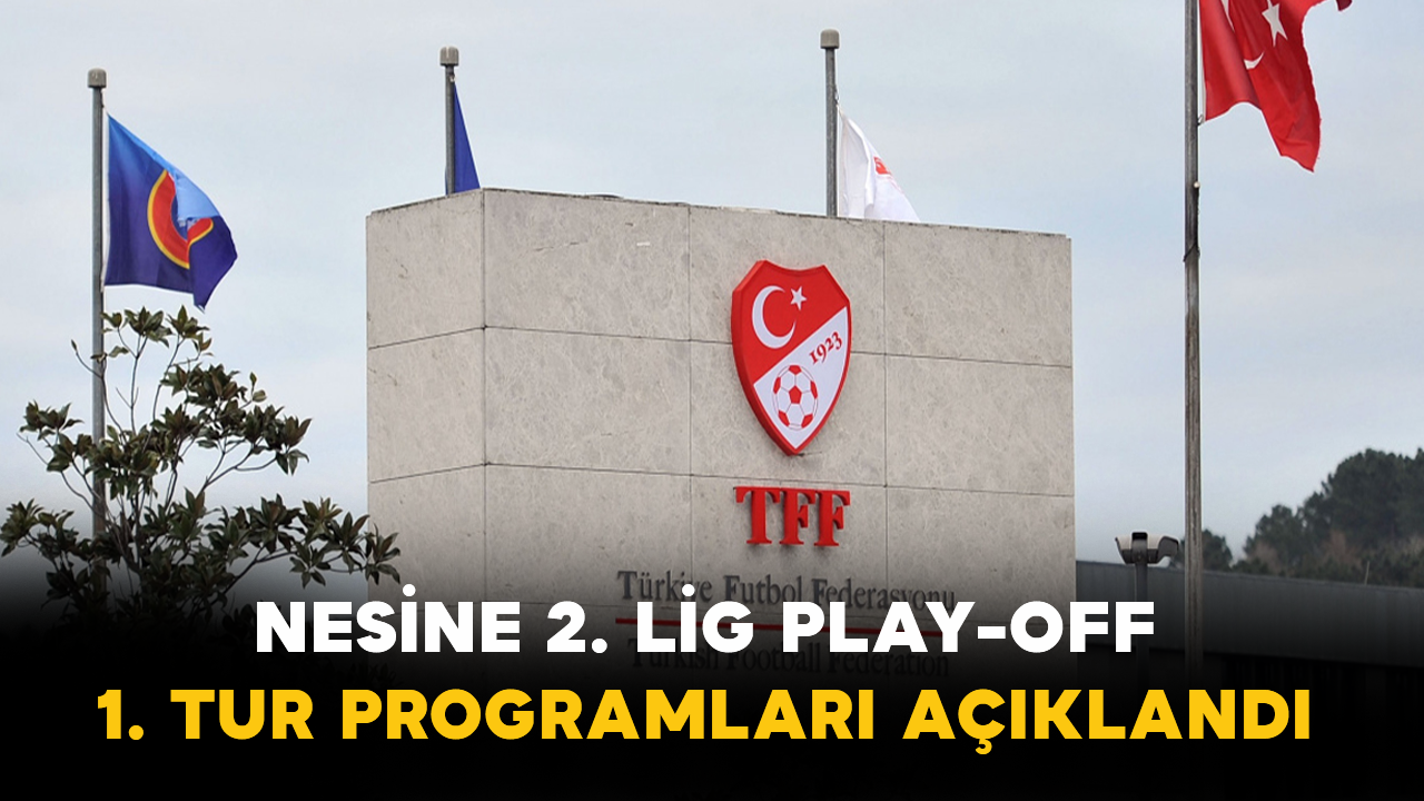 Nesine 2. Lig Play-Off 1. Tur Programları Açıklandı