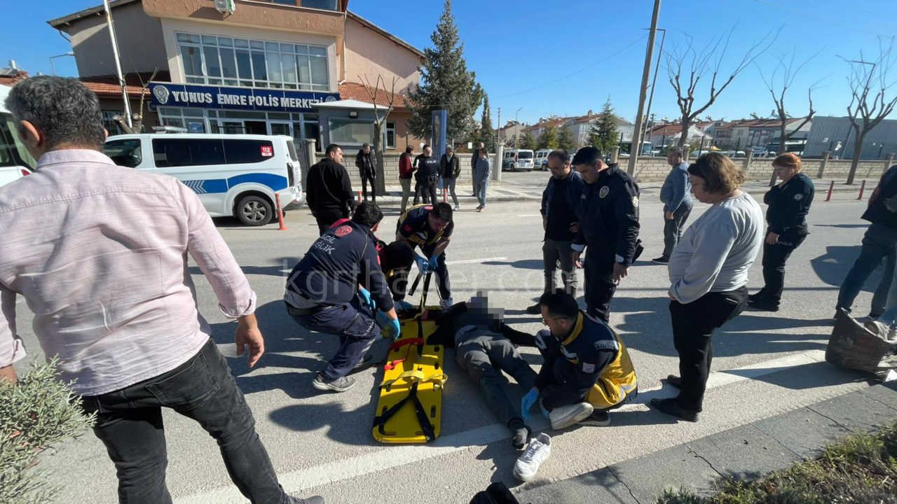 Otomobille Carpisan Motosiklet Karsi Seride Suruklendi 1 Yarali3