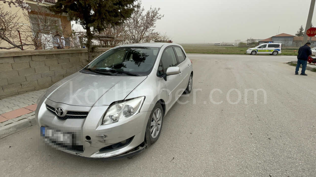 Otomobille Carpisan Motosikletli Genc Yaralandi3