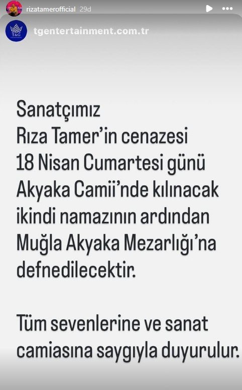 Popstar Riza Tamer Hayatini Kaybetti Muzik Dunyasi Yasta (4)