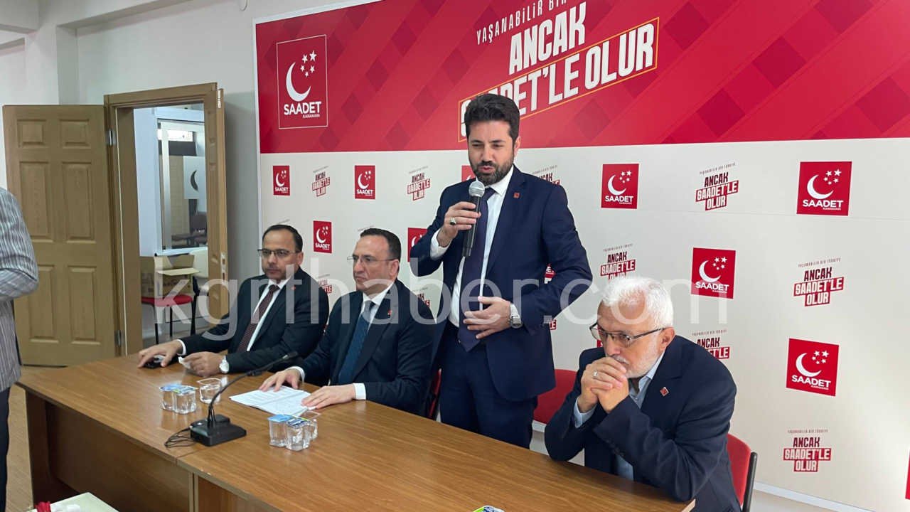 Saadet Partisi Genel Baskan Yardimcisi Sinan Tekin Karamanda3
