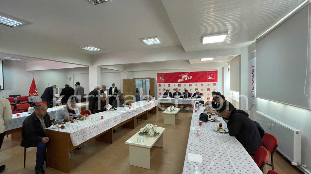 Saadet Partisi Genel Baskan Yardimcisi Sinan Tekin Karamanda4
