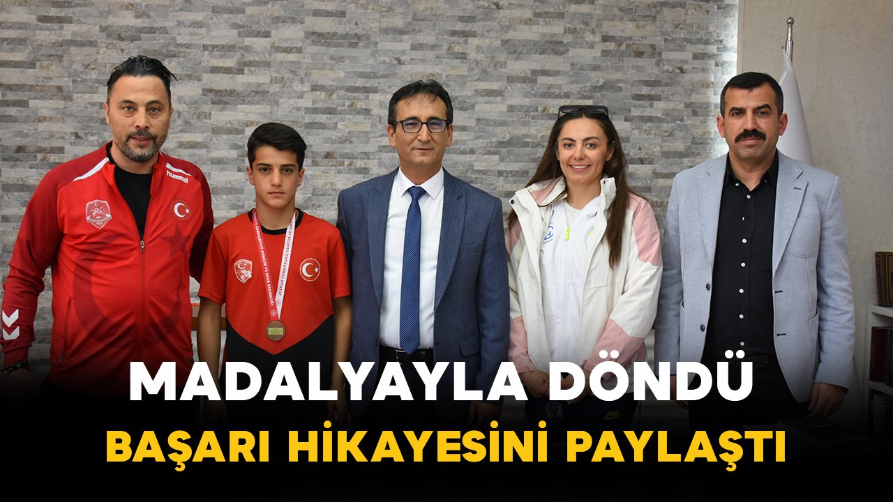 Şampiyonadan Madalyayla Döndü Başarı Hikâyesini Paylaştı