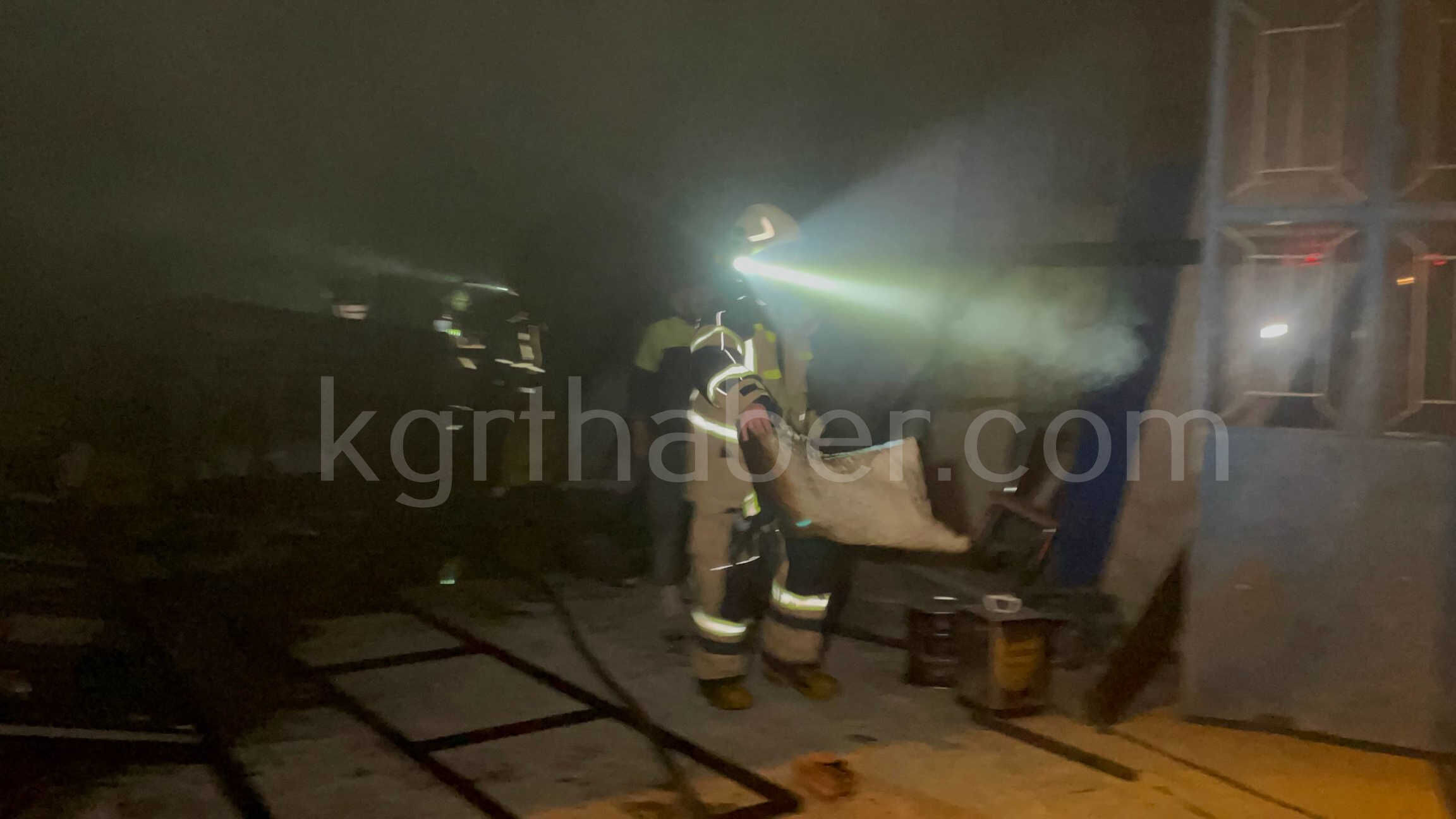 Sanayide Cikan Yangin Korkuttu2