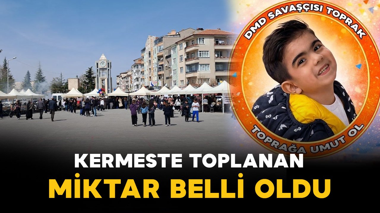 Toprak için düzenlenen kermeste 2 milyon 300 bin lira toplandı