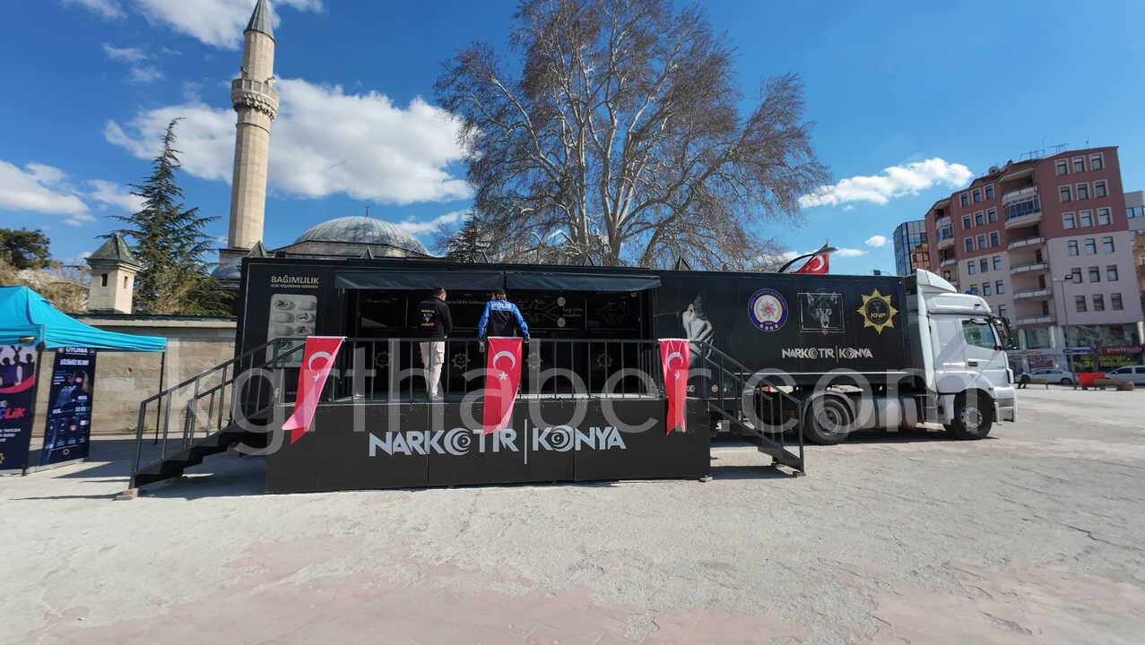 Uyusturucuyla Mucadele Icin Yollarda Olan Narko Tir Karamana Geldi4