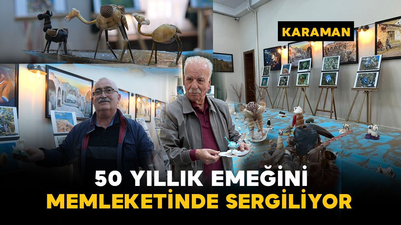 80 yaşındaki dalgıcın 50 yıllık deniz emeği memleketinde sergileniyor