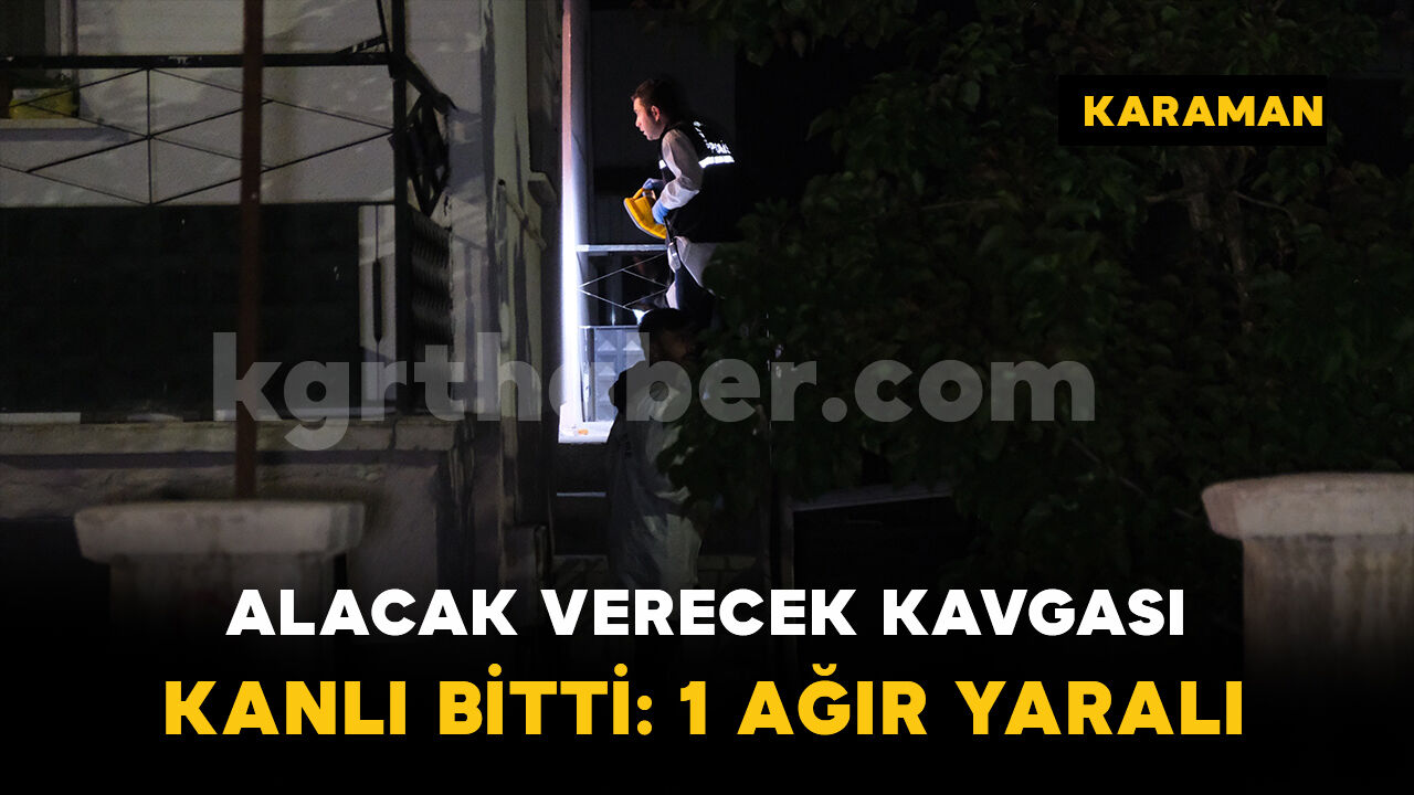 Apartman girişindeki alacak verecek kavgası kanlı bitti: 1 yaralı