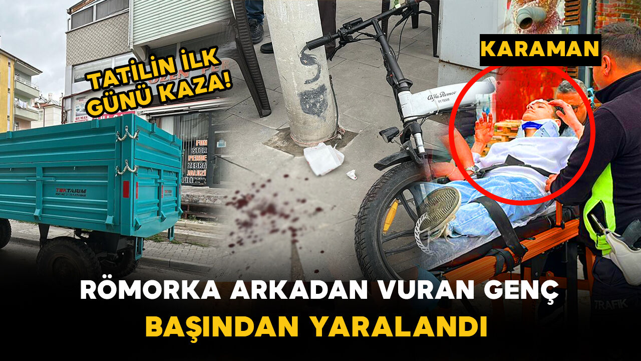 Bayramın ilk tatil gününde akılalmaz kaza