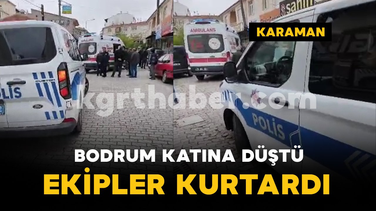 Dengesini kaybederek dükkanın bodrum girişine düştü: 1 yaralı