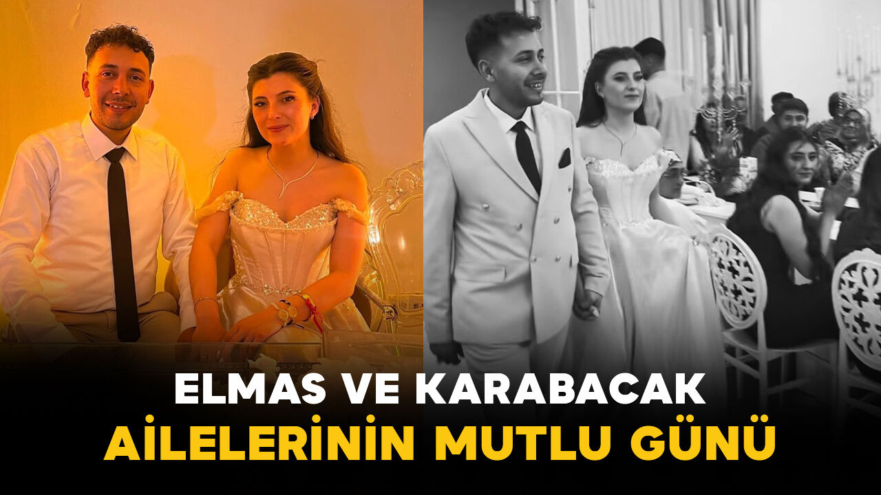 Elmas ve Karabacak ailelerinin mutlu günü