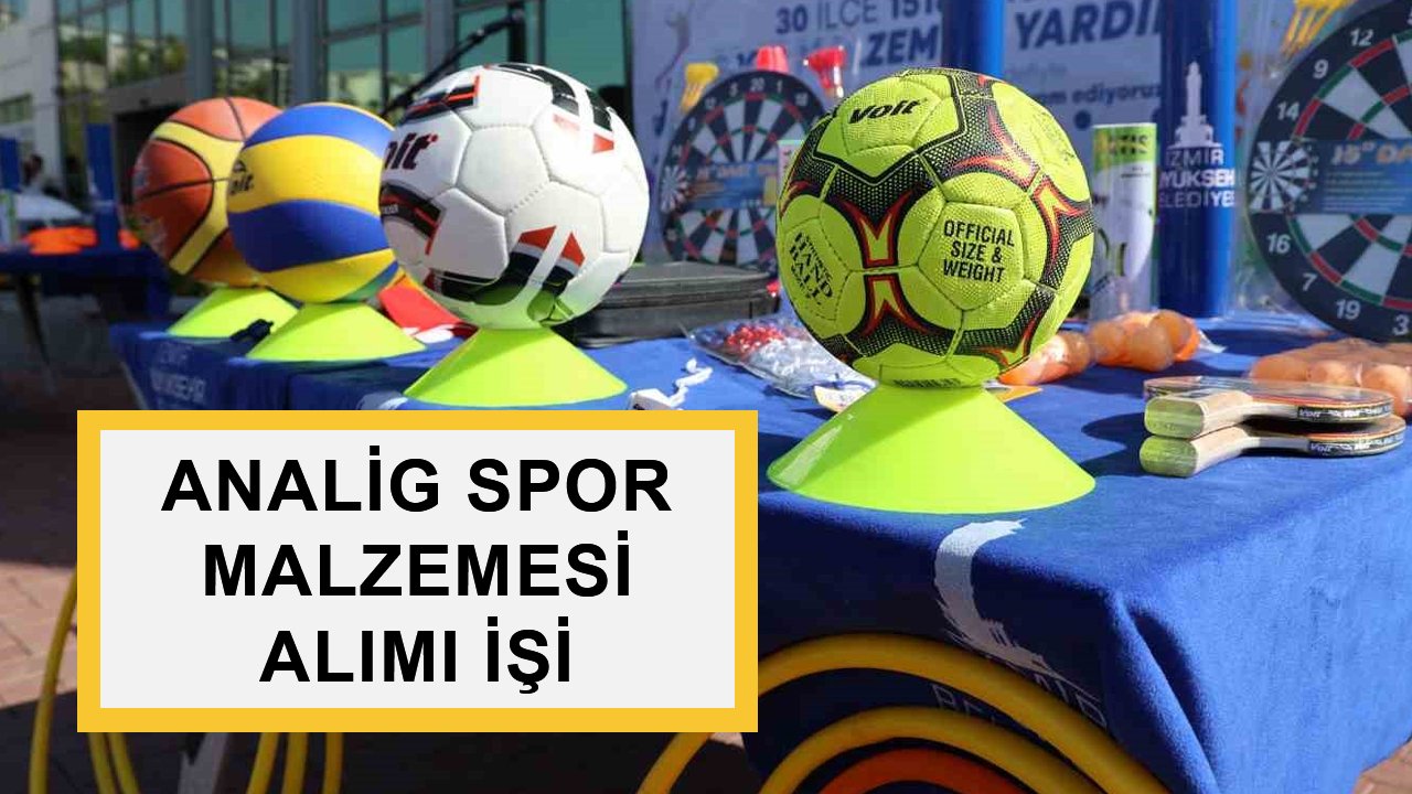 KARAMAN GENÇLİK VE SPOR İL MÜDÜRLÜĞÜ 2026 YILI ANALİG SPOR MALZEMESİ ALIMI İŞİ