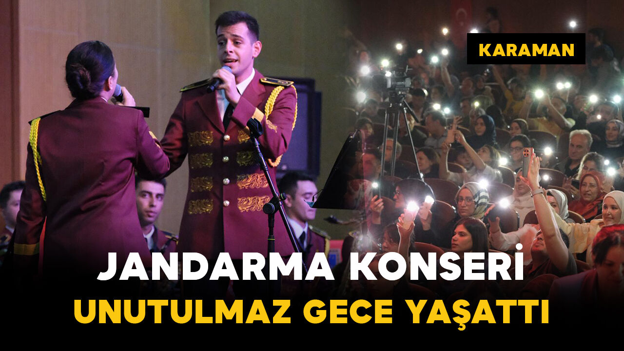 Jandarma Genel Komutanlığı Bandosu konseri çok beğenildi