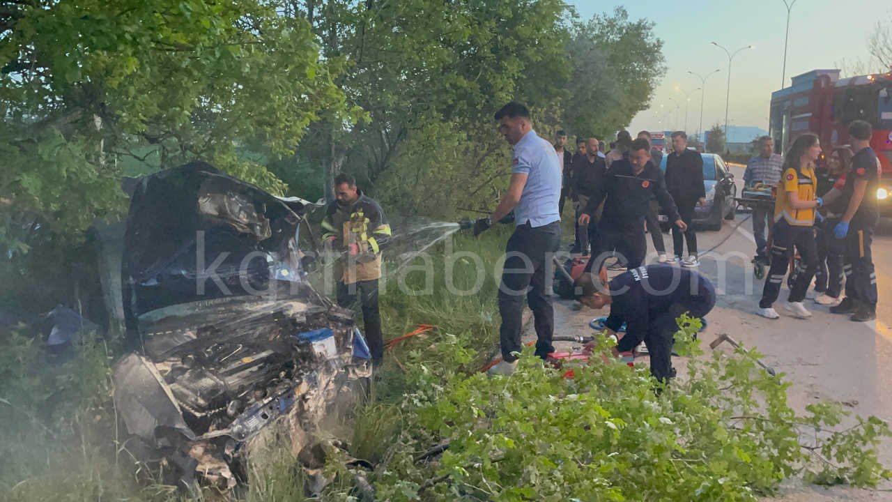 Karamanda Dugun Konvoyunda Feci Kaza 1 Olu 1 Yarali (9)