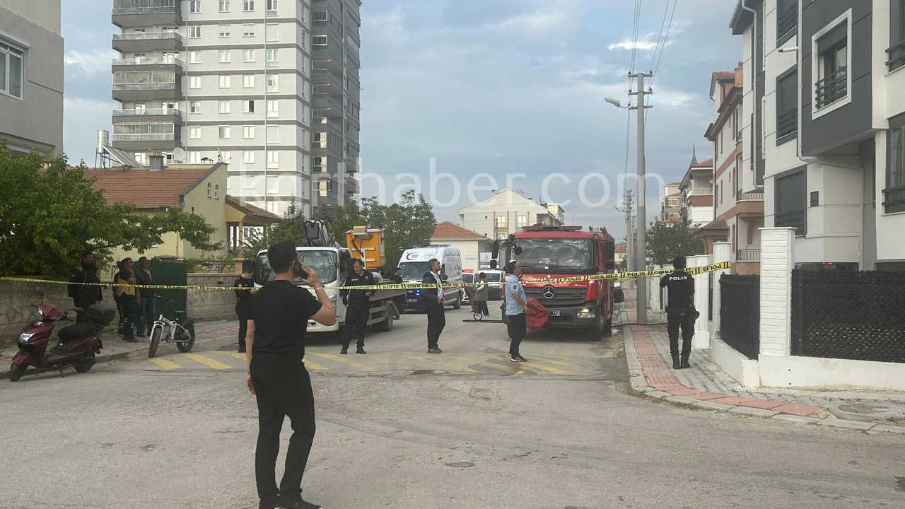 Karamanda Korkutan Balkon Yangini0
