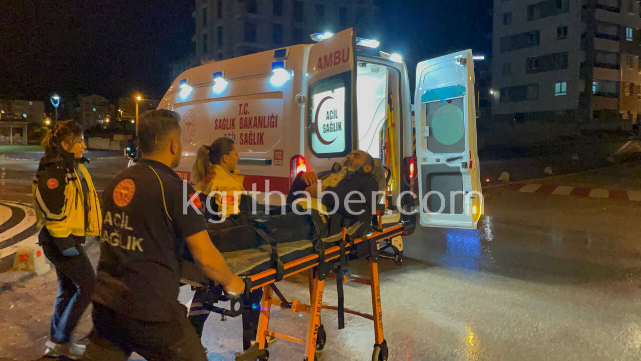 Karamanda Motosiklet Devrildi 1 Yarali1