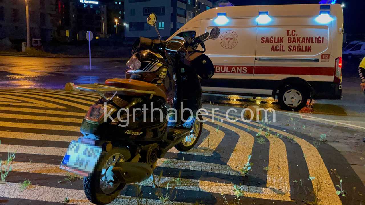 Karamanda Motosiklet Devrildi 1 Yarali2