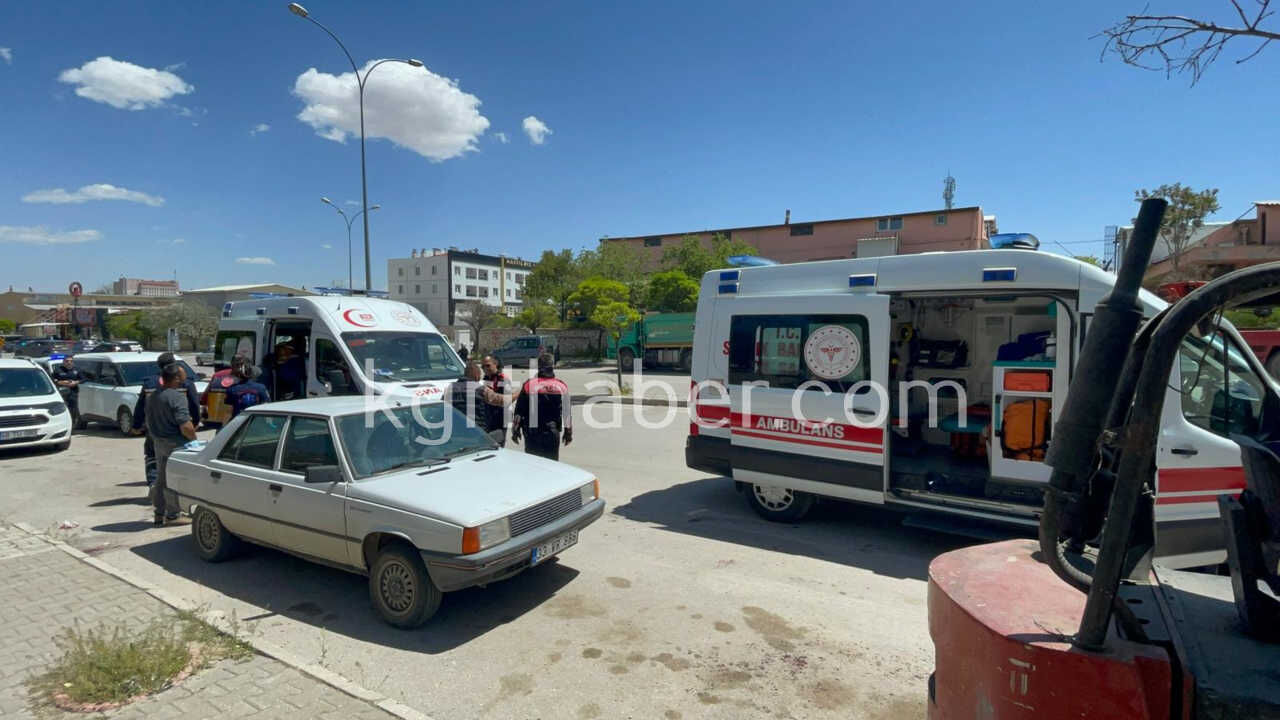 Karamanda Sanayide Bicakli Kavga 1 Yarali0