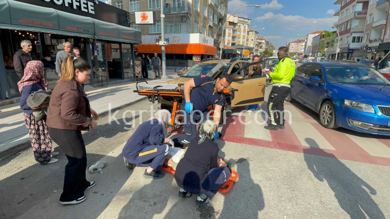 Karamanda Suv Aracla Carpisan Motosikletli Kadin Yaralandi7
