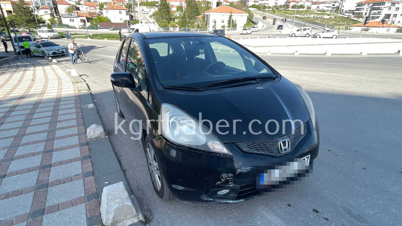 Karamanda Trafik Kazasi Elektrikli Bisiklet Surucusu Yaralandi0