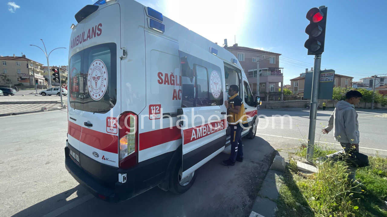 Karamanda Trafik Kazasi Elektrikli Bisiklet Surucusu Yaralandi1