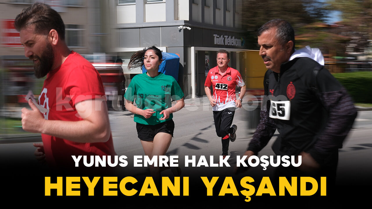 Karaman’da Türk Dil Bayramı ve Yunus Emre Halk Koşusu heyecanı