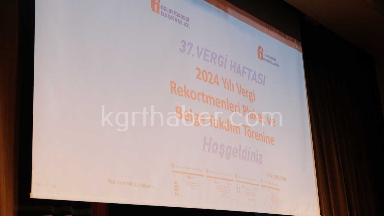 Karamanda Vergi Rekortmenlerine Odul Verildi24