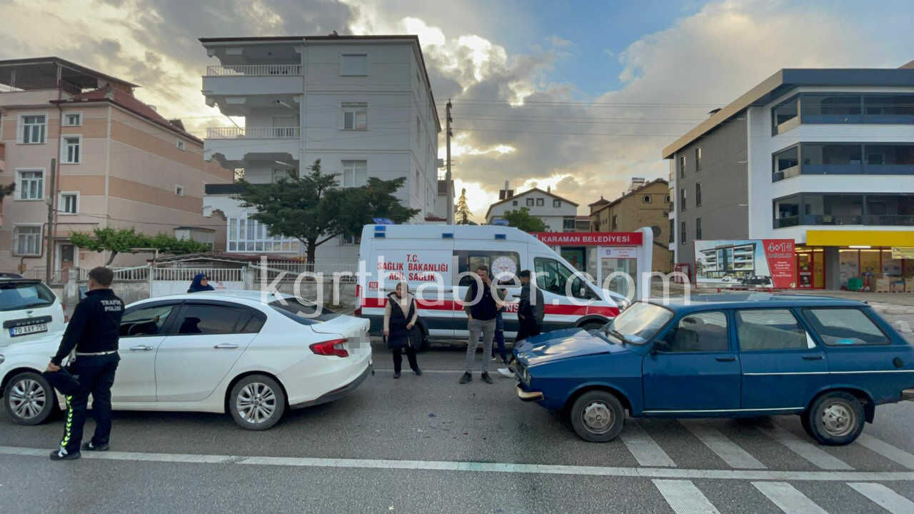 Karamanda Zincirleme Trafik Kazasi 1 Kisi Yaralandi0