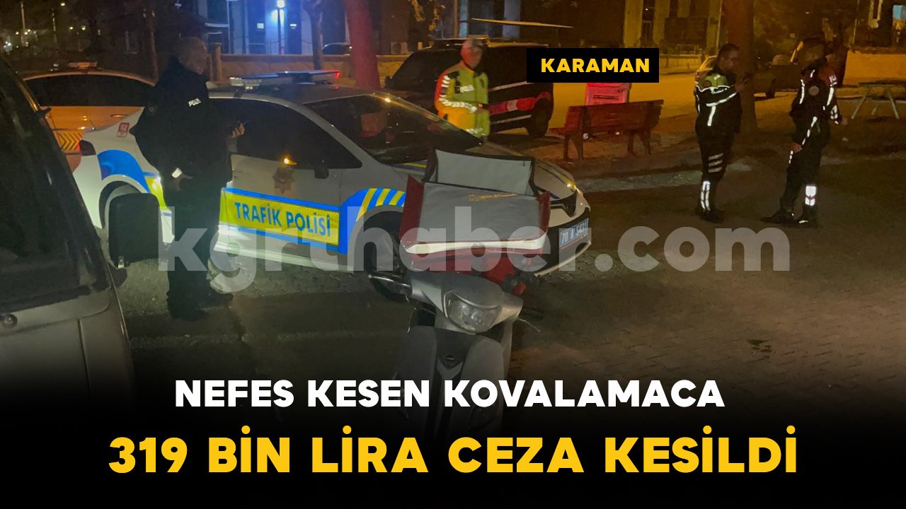 Polisten kaçan motosiklete 8 motosiklet parası ceza kesildi