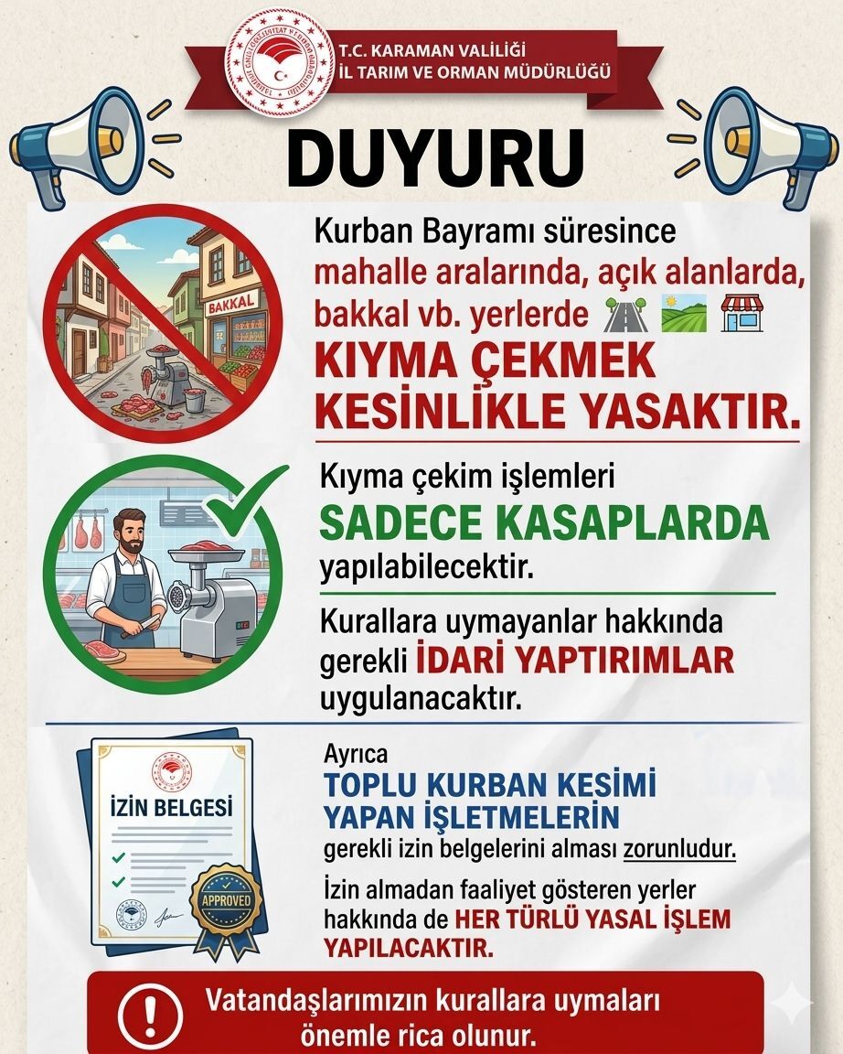 Sokakta Kurban Kesmeye Agir Ceza 2026 Kurban Bayrami Icin Uyari1