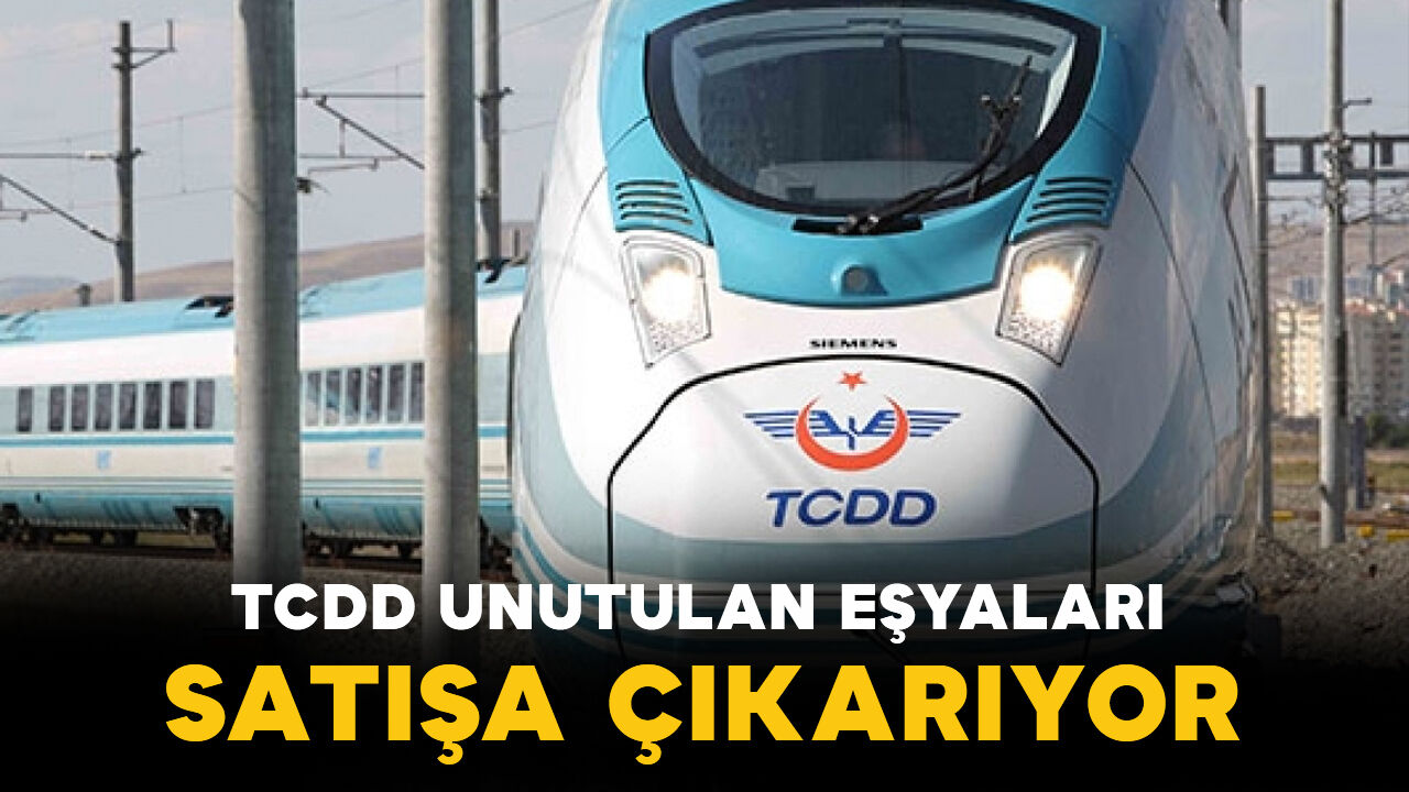 TCDD’de unutulan eşyalar satışa çıkıyor! Dron setinden borcama kadar yok yok