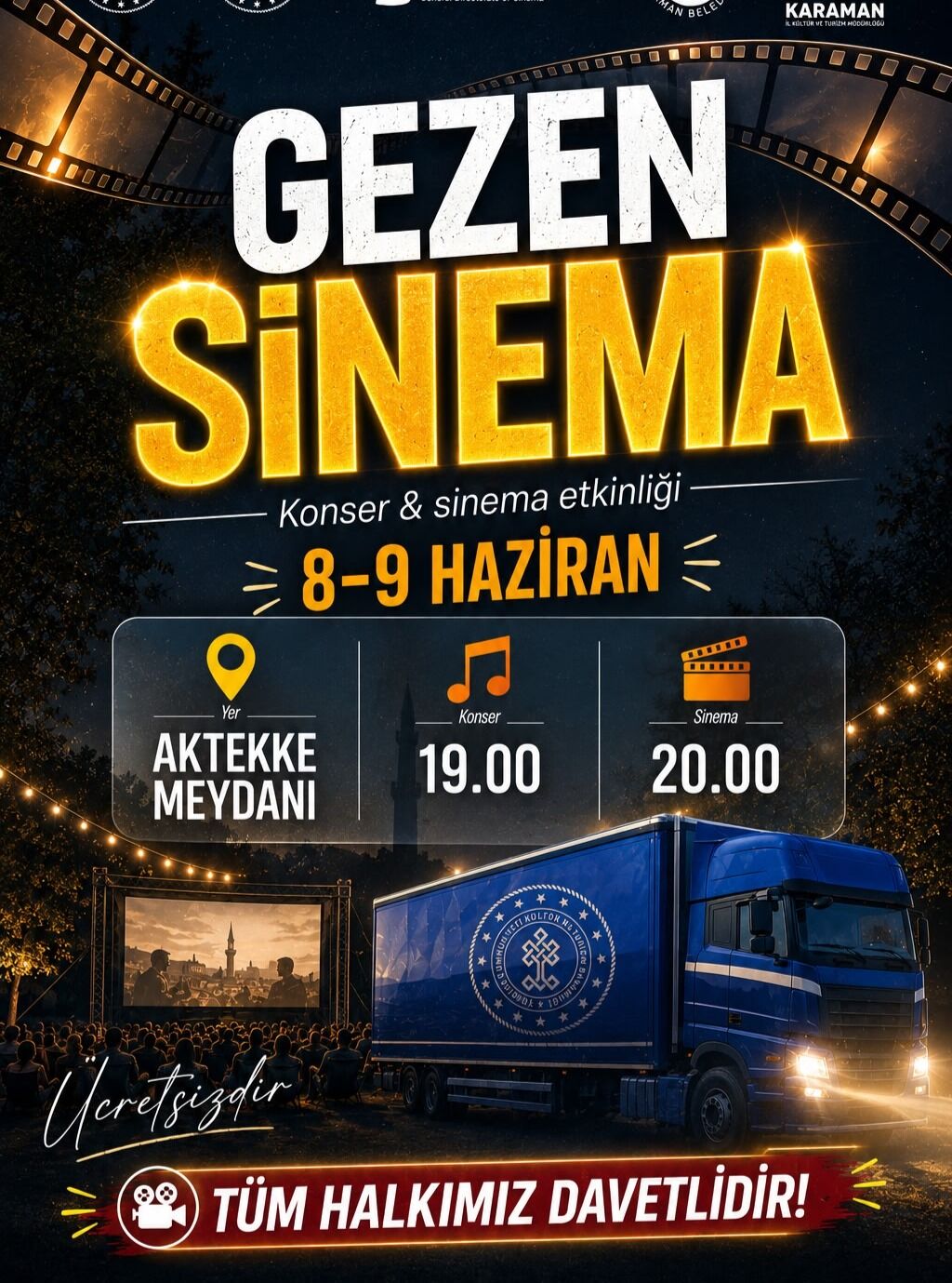 Gezen Sinema Tiri Karaman Ve Ilcelerinde Vatandaslarla Bulusacak1