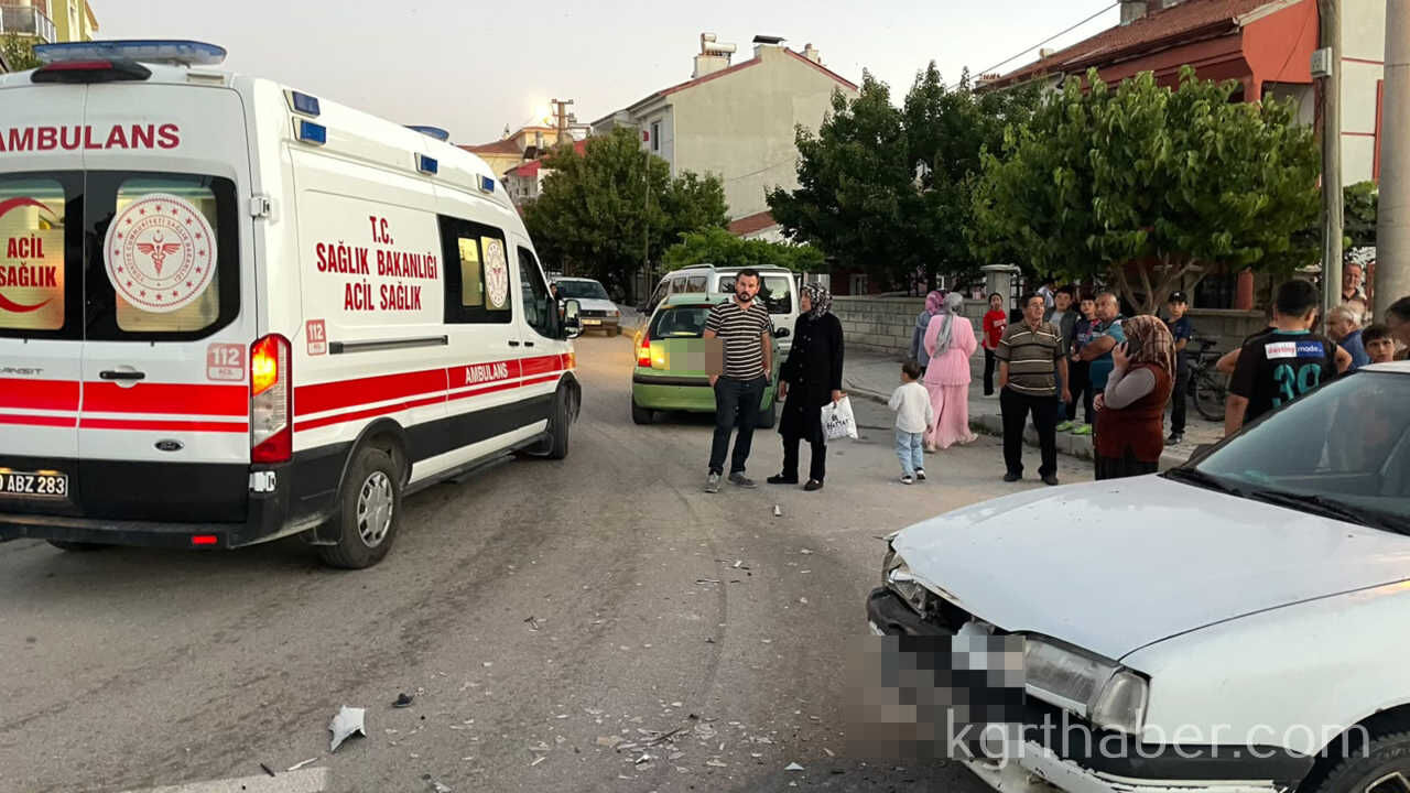 Iki Otomobil Kavsakta Carpisti 1 Yarali1