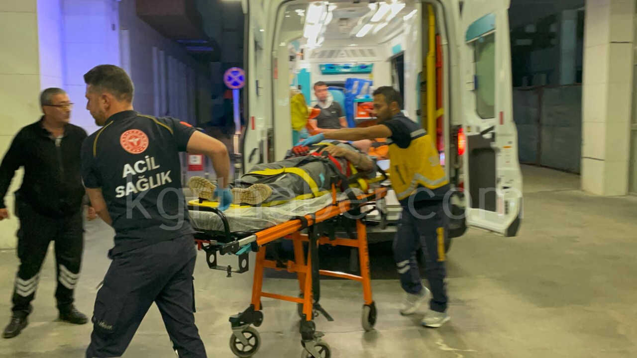 Karamanda Belediye Iscisine Hafif Ticari Arac Carpti 1I Agir 2 Yarali1