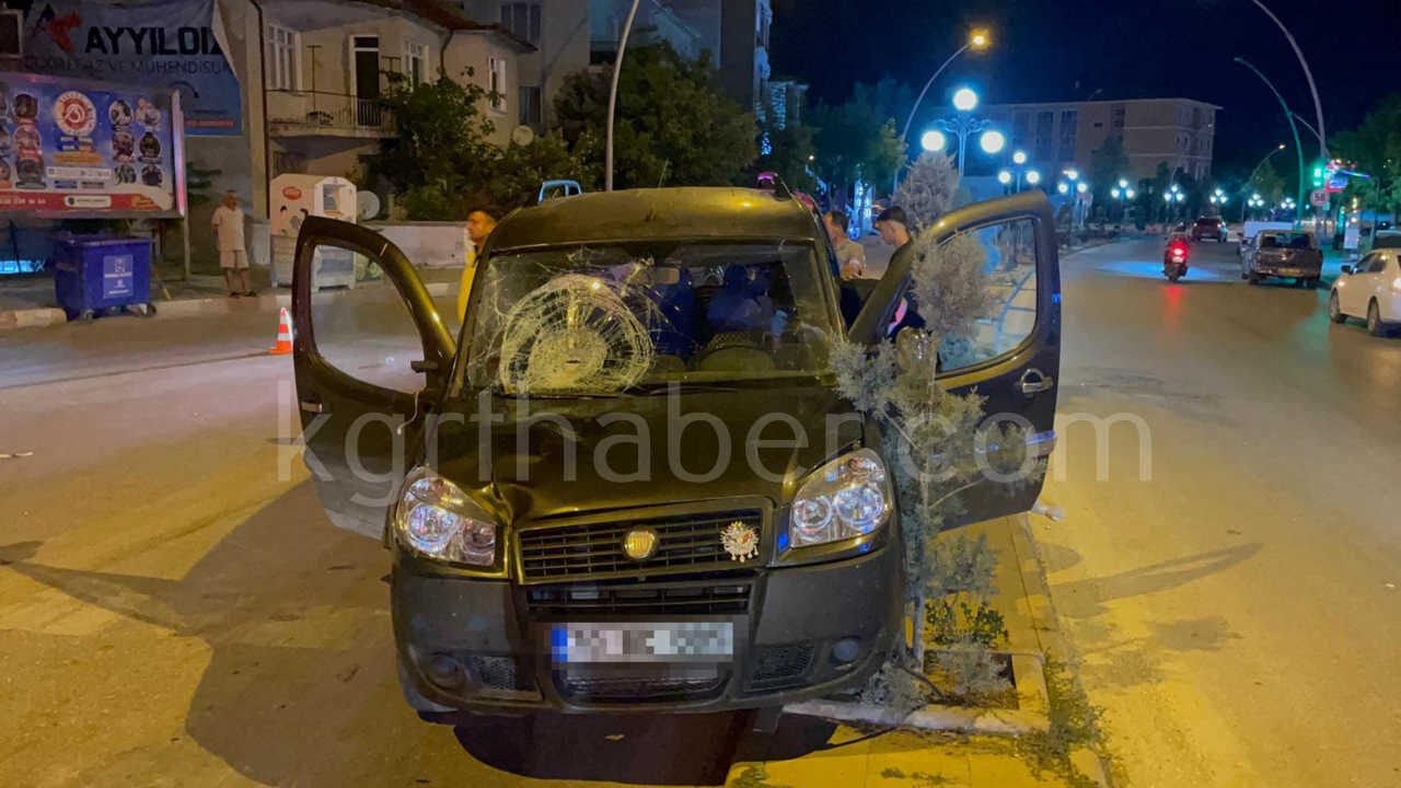 Karamanda Belediye Iscisine Hafif Ticari Arac Carpti 1I Agir 2 Yarali2